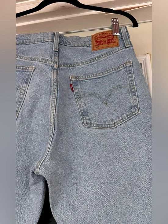 Levi’s 501 Original Jeans Light Wash Straight Leg High Rise - size W29 L26 - Picture 6 of 7